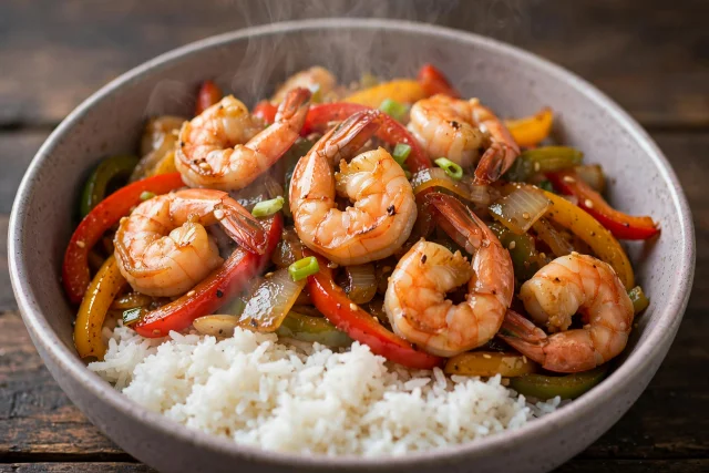 Shrimp Stir Fry with Peppers