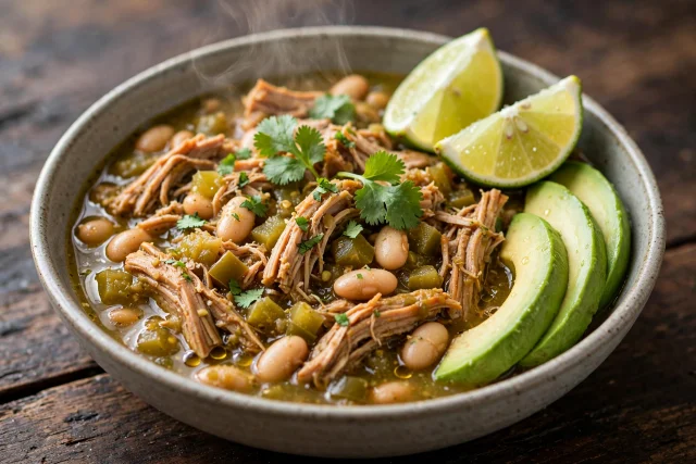 Turkey White Bean Chili Verde