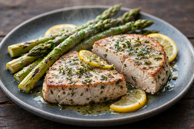 Lemon Herb Tuna Steaks