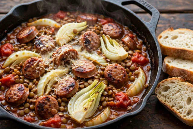 Italian Sausage and Lentil Stew