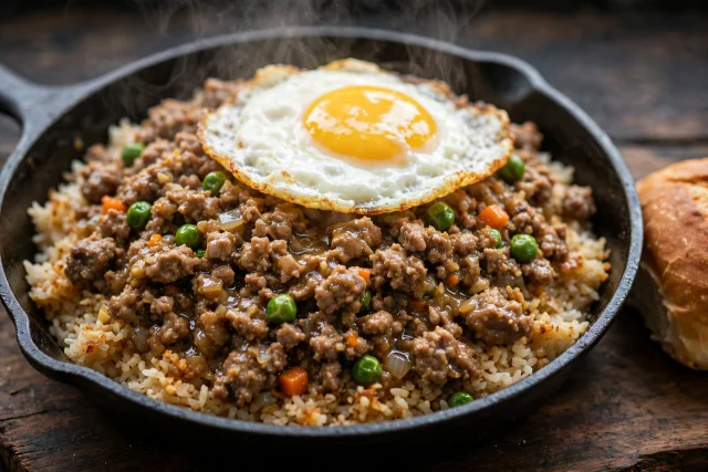 Filipino Pork Giniling Skillet