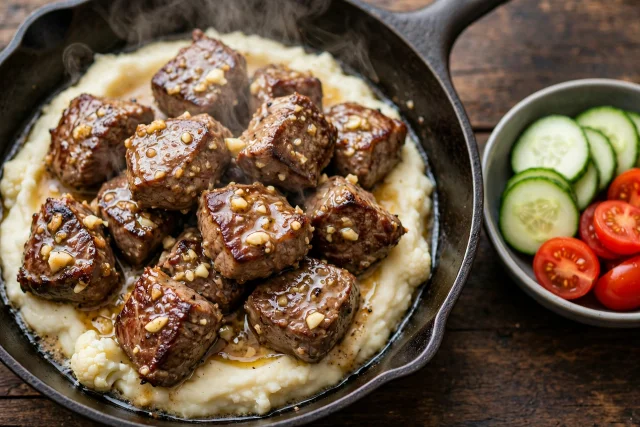 Garlic Butter Steak Bites