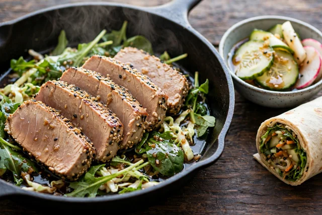Seared Sesame Tuna Steaks