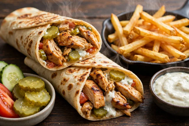 Chicken Shawarma Wraps