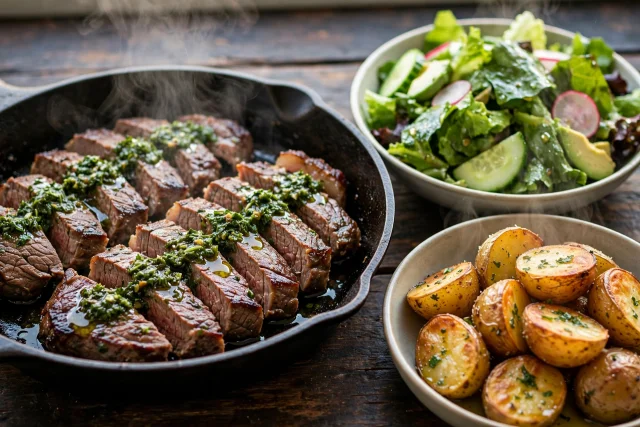 Flank Steak with Chimichurri