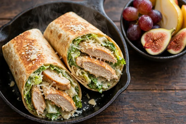 Chicken Caesar Wraps