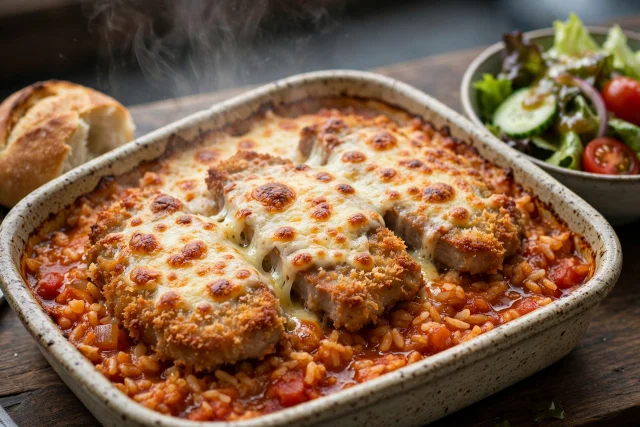 Hong Kong Tomato Pork Chop Baked Rice