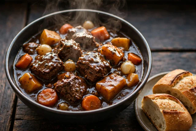 Irish Beef Stew with Root Vegetables