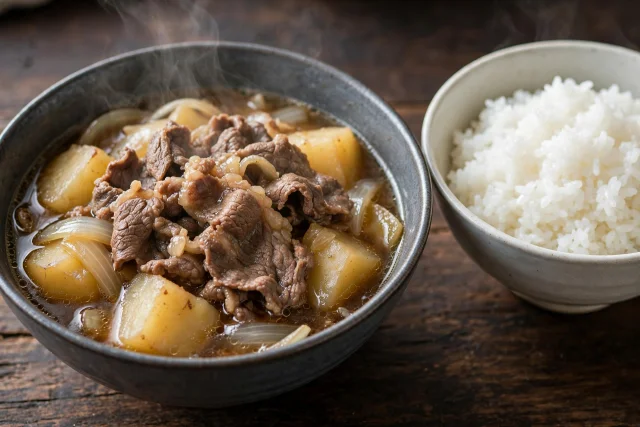 Japanese Nikujaga with Rice