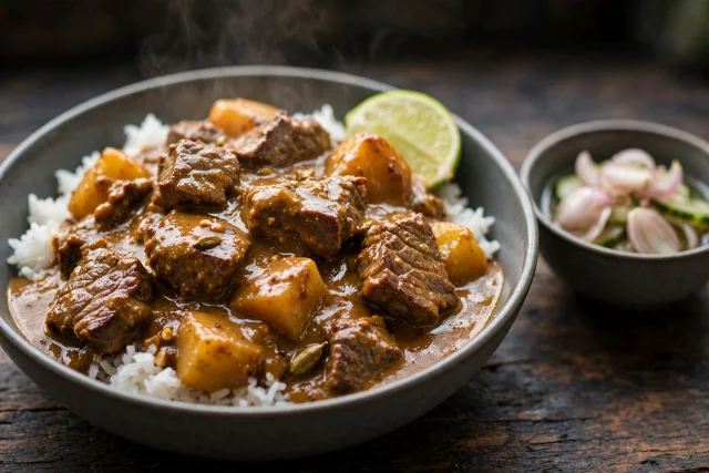Thai Massaman Curry with Beef