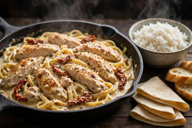 Creamy Tuscan Chicken Skillet