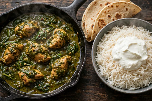 Chicken Saag with Spinach