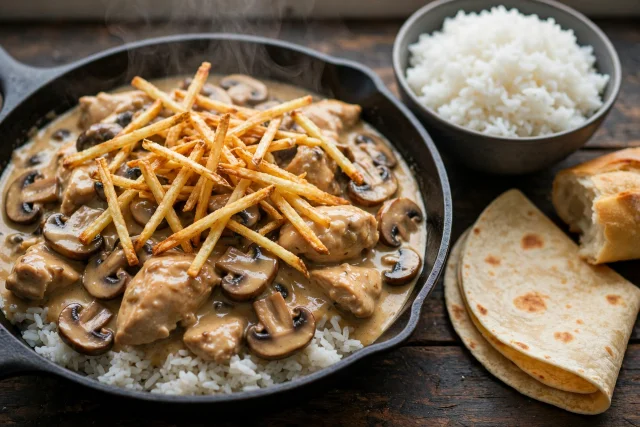 Brazilian Chicken Stroganoff