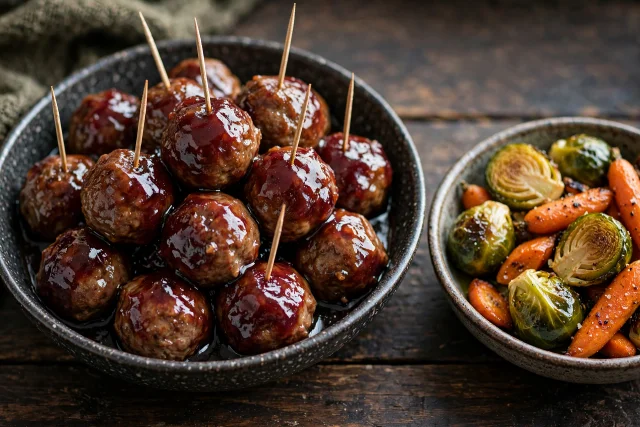 Slow Cooker Grape Jelly Meatballs
