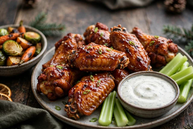 Gochujang Glazed Chicken Wings