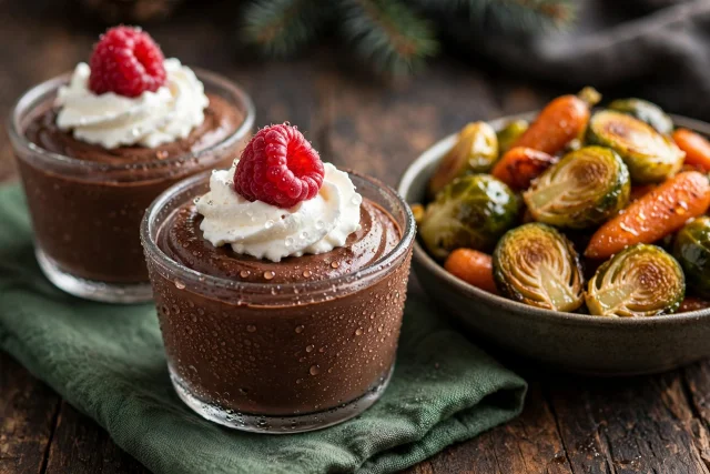 French Chocolate Mousse Cups