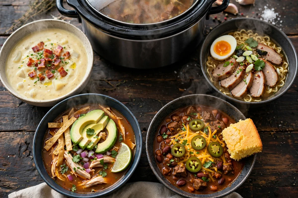 25 Easy Slow Cooker Soups for Winter