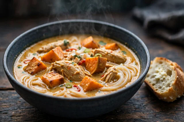 Slow Cooker Thai Coconut Curry Soup