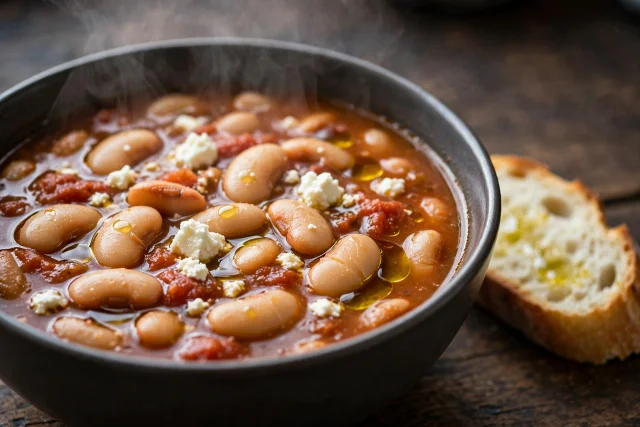 Slow Cooker Greek Bean Soup