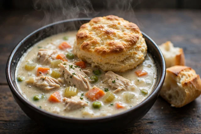 Slow Cooker Chicken Pot Pie Soup