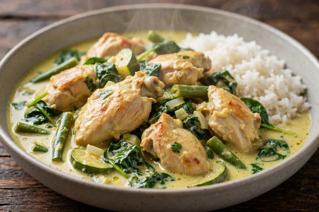 Light Chicken Coconut Curry