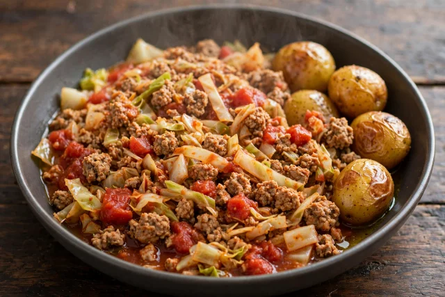 Deconstructed Cabbage Roll Bowls
