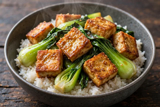 Tofu Bok Choy Stir Fry