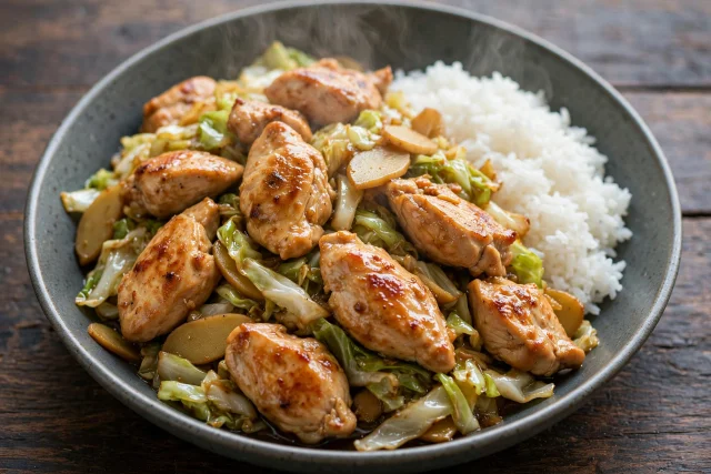 Chicken Cabbage Stir Fry