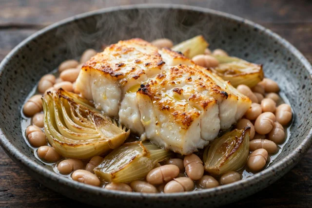 Cod with Braised Fennel
