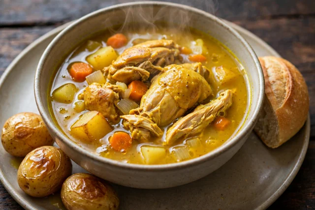 Golden Turmeric Chicken Soup