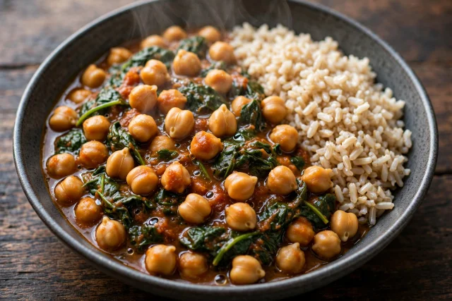 Chickpea Spinach Stew