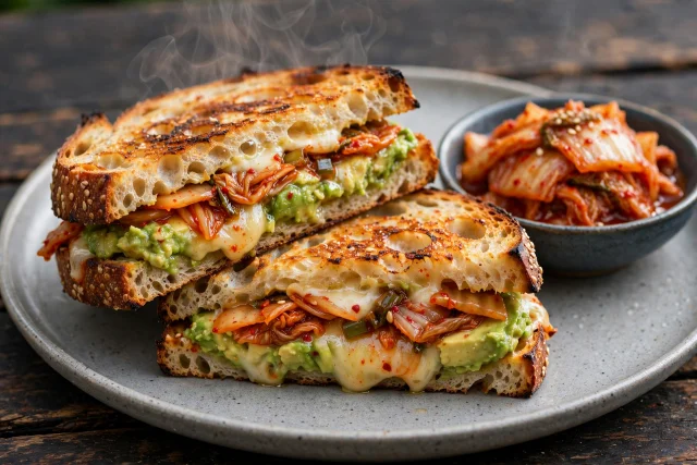 Kimchi Avocado Toastie