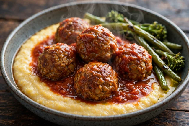 Tempeh Meatballs with Marinara