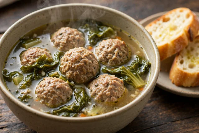 Turkey Meatball Soup