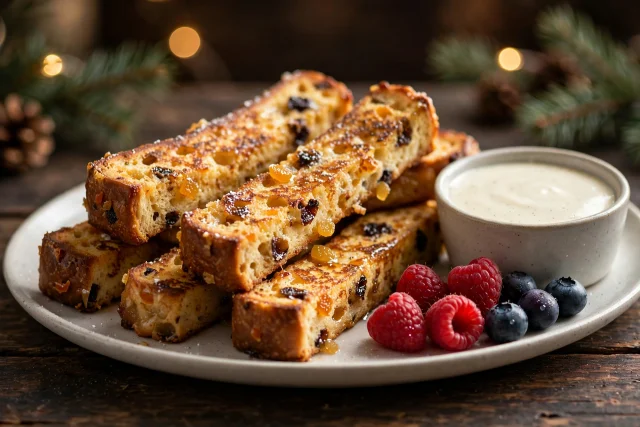 Panettone French Toast Sticks