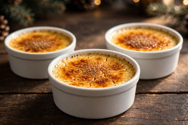 Eggnog Crème Brûlée