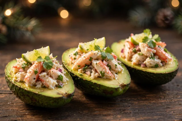 Crab Avocado Cups