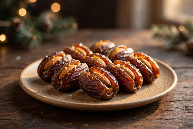 Almond Stuffed Dates