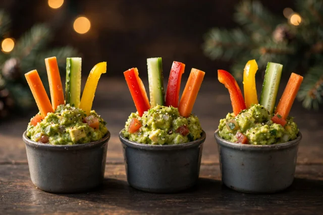 Guacamole Veggie Cups