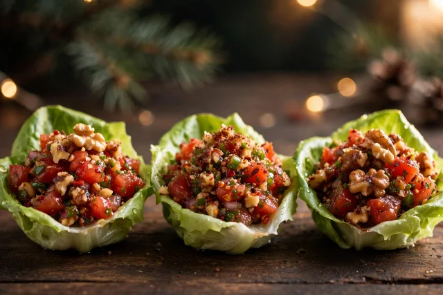 Ezme Lettuce Cups