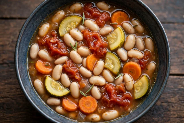 White bean vegetable soup