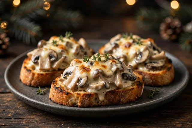 Wild Mushroom Crostini