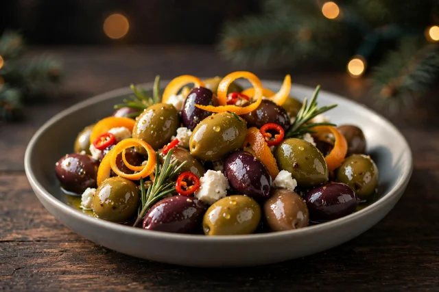 Citrus Marinated Olives