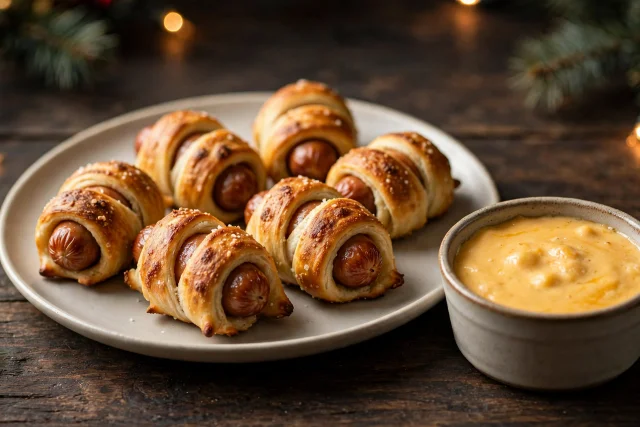 Pretzel Pigs with Beer Cheese