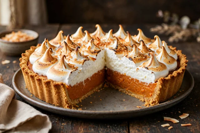 Sweet Potato Haupia Pie