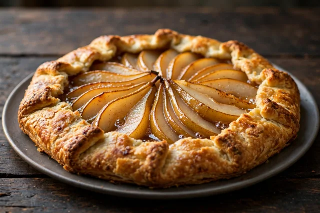 Cardamom Pear Galette