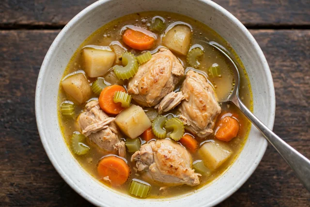 Gentle chicken vegetable stew