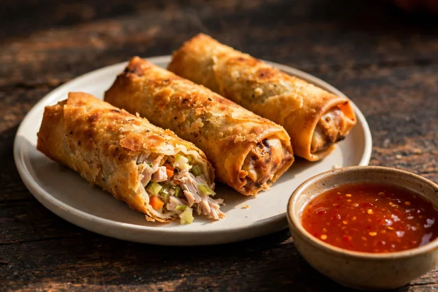 Leftover Spring Rolls